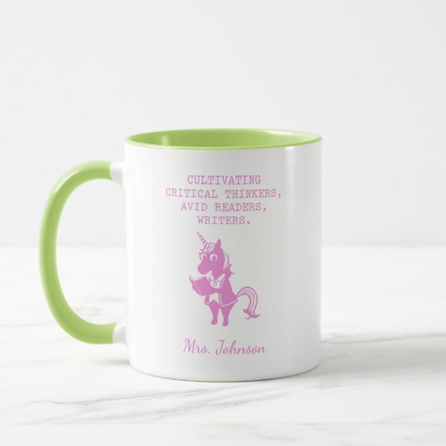 Mug Cultivating Critical Thinkers Readers Writers (Gauche)