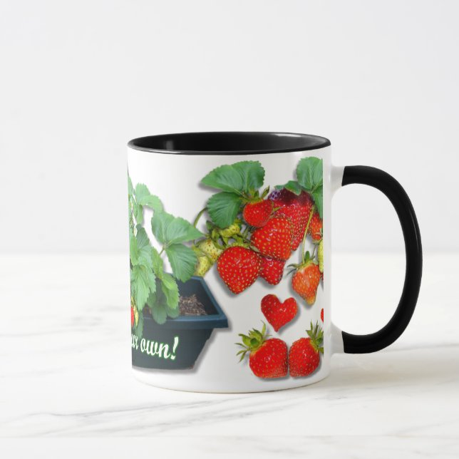 Mug CULTIVER LES FRAISES ~ Mug. (Droite)
