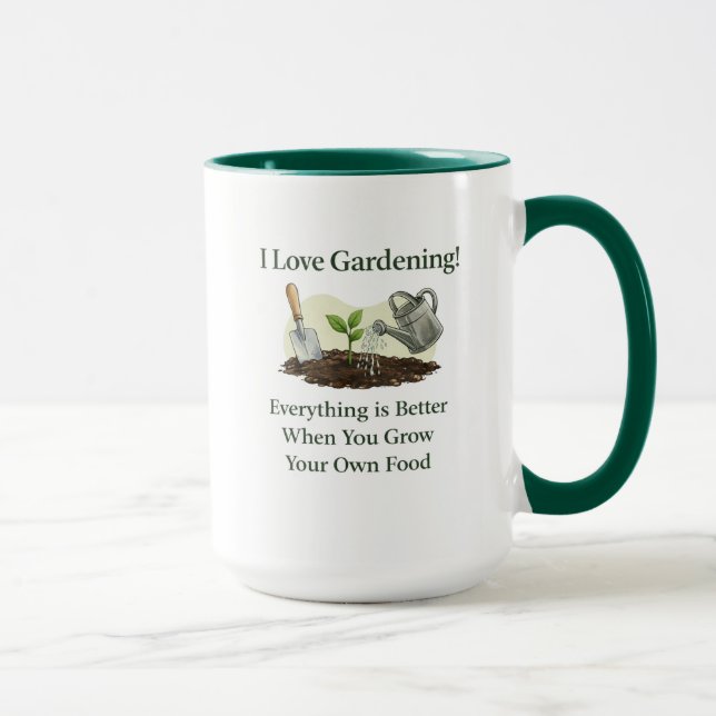 Mug Cultivez vos propres aliments (Droite)