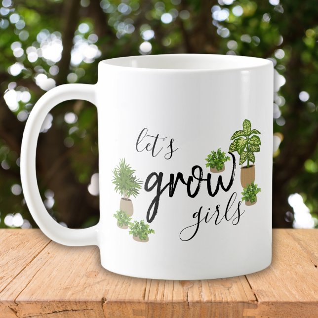 Mug Cultivons les filles Amusantes Plantes (Créateur téléchargé)