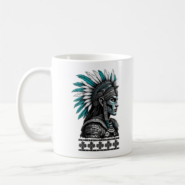 Mug Culture aztèque peuple indigène maya (Gauche)