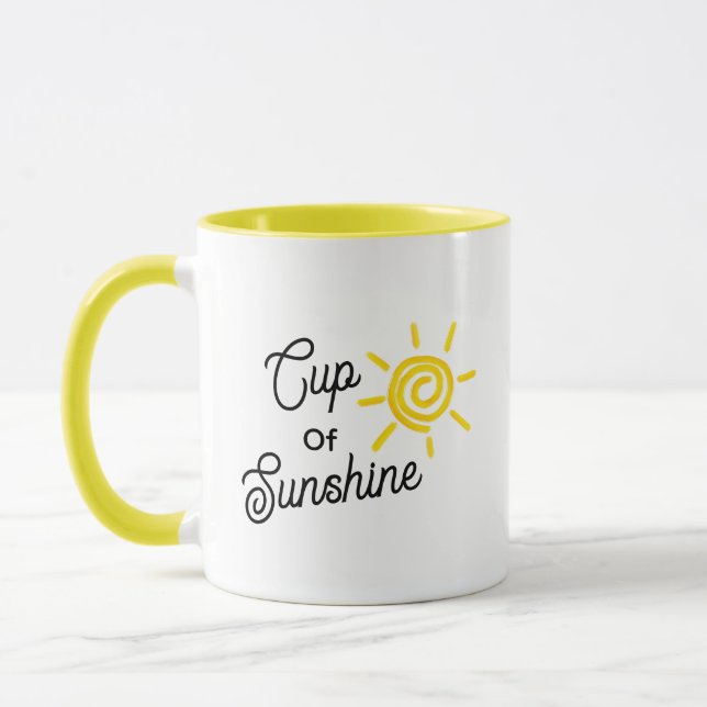 Mug Cup of Sunshine Summer Vibe Modern Mindfulness (Gauche)