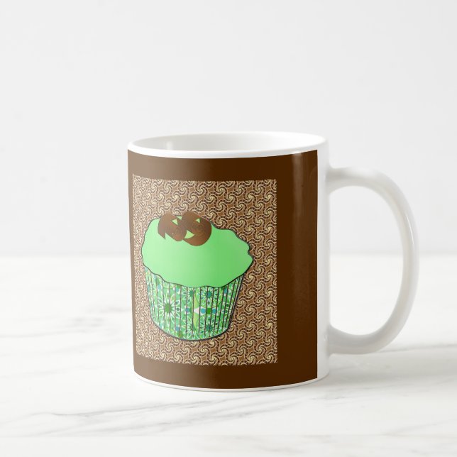 Mug Cupcake au chocolat congelé à la menthe, Arrière - (Droite)