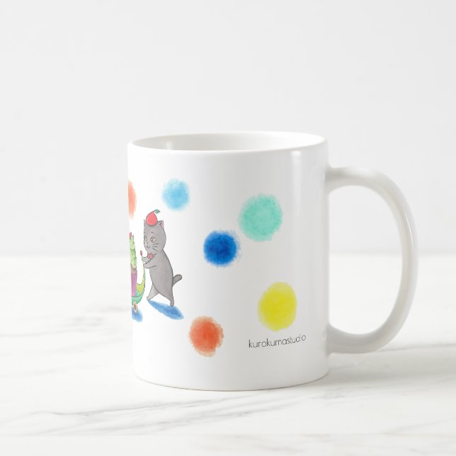 Mug Cupcake Cats Avoir votre boisson préférée Coupe (Droite)