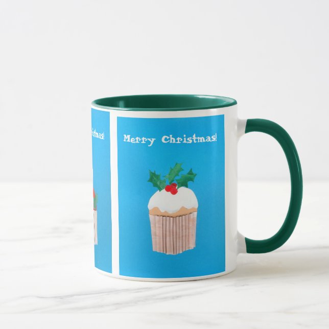 Mug Cupcake de Noël Ringer Mug.. (Droite)