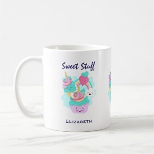Mug Cupcake mignonne et crème glacée joyeuse