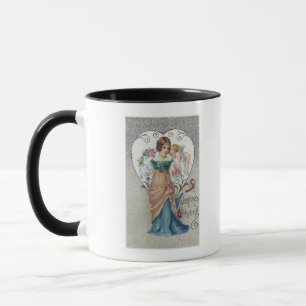 Mug Cupidon de salutation de St Valentine