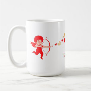 Mug Cupidon mignon avec arc et flèche