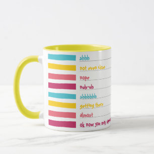 Mug Cuppa Fun Coloré Candy Shushes!