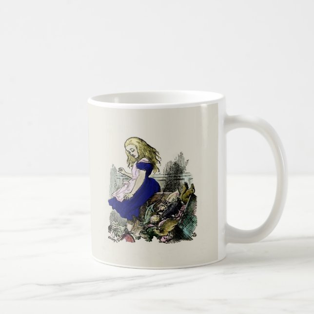 Mug Curieuse Alice au pays des merveilles ~ Coupe du c (Droite)