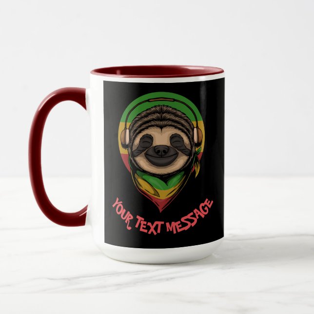 Mug Curieusement Sloth Surprise (Gauche)