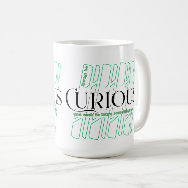 Mug Curieux 5W (Devant droit)