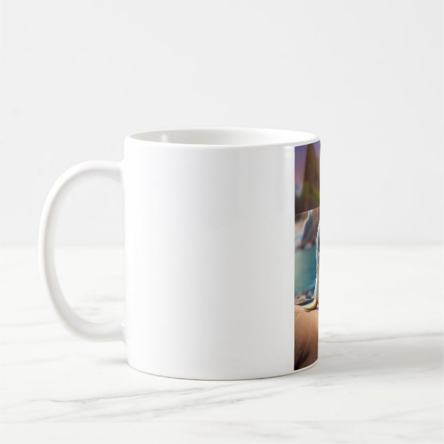 Mug Curieux Chipmunk Collecting Nuts - Inspiré par la  (Gauche)