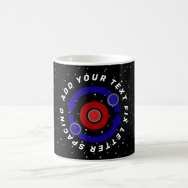 Mug Curling Stone qui roule comme l'orbite de la Terre (Centre)