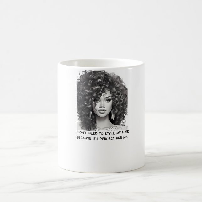 Mug Curly Brunette Beauté (Centre)