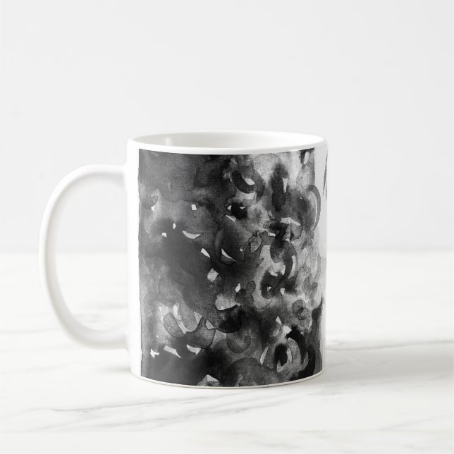 Mug Curly Grace : Mode Aquarelle Beauté (Gauche)