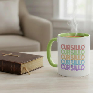 Mug Cursillo Pile Coloré Arc-en-ciel DeColores