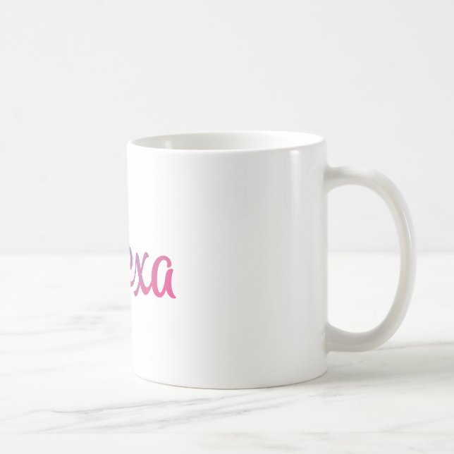 Mug Cursive élégant d'Alexa (Droite)