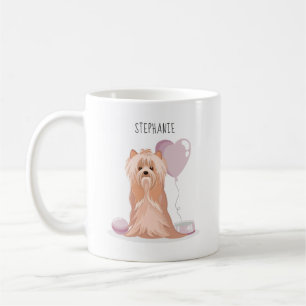 Mug Curte Yorkshire Terrier Anniversaire
