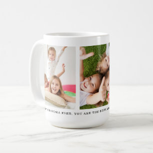 Mug Custom 3 Grandkids Photo Collage Meilleur grand-mè