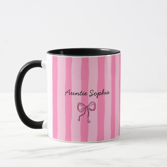 Mug Custom Auntie Pregnancy Announcement (Gauche)