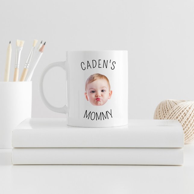 Mug Custom Baby Face Photo Gift for Mom Mommy Mama (Créateur téléchargé)