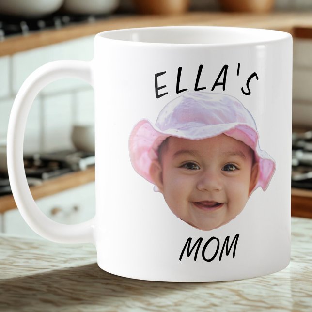 Mug Custom Baby Face Photo Mom Gift (Créateur téléchargé)