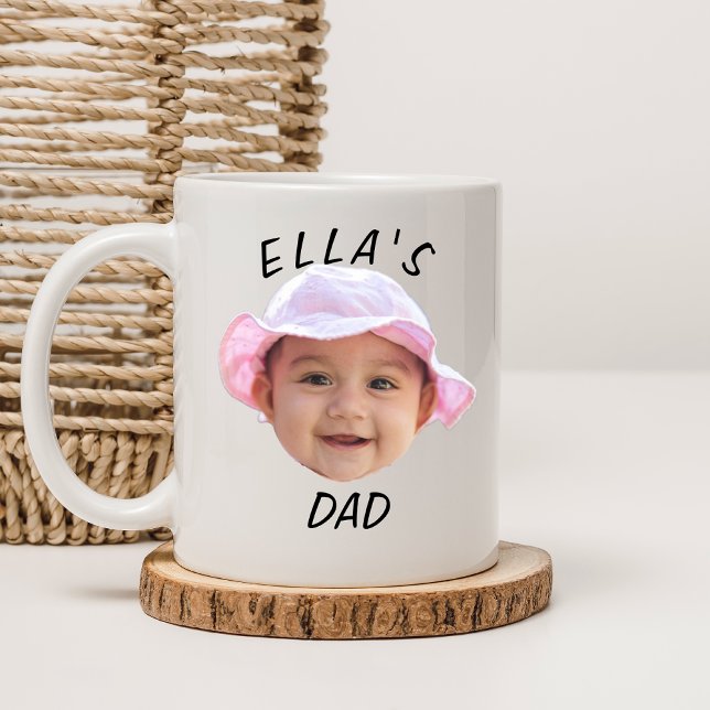 Mug Custom Baby Face Photo New Dad (Créateur téléchargé)