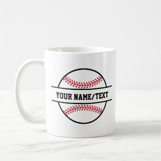 Mug Custom Baseball  Men's Basic T-Shirt