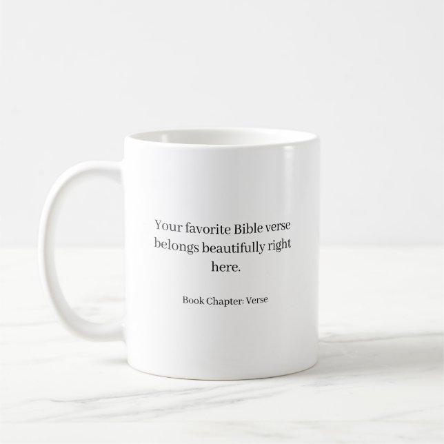 Mug Custom bible verse - create your own  (Gauche)