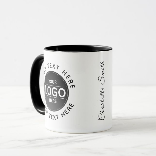Mug Custom Business Brand Logo (Devant gauche)