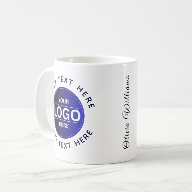 Mug Custom Business Brand Logo (Devant gauche)