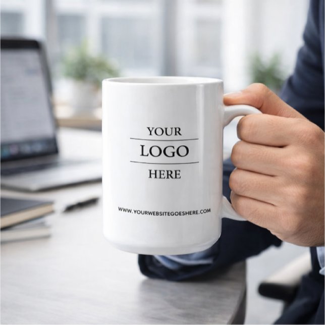 Mug Custom Business Logo Branded  (Créateur téléchargé)