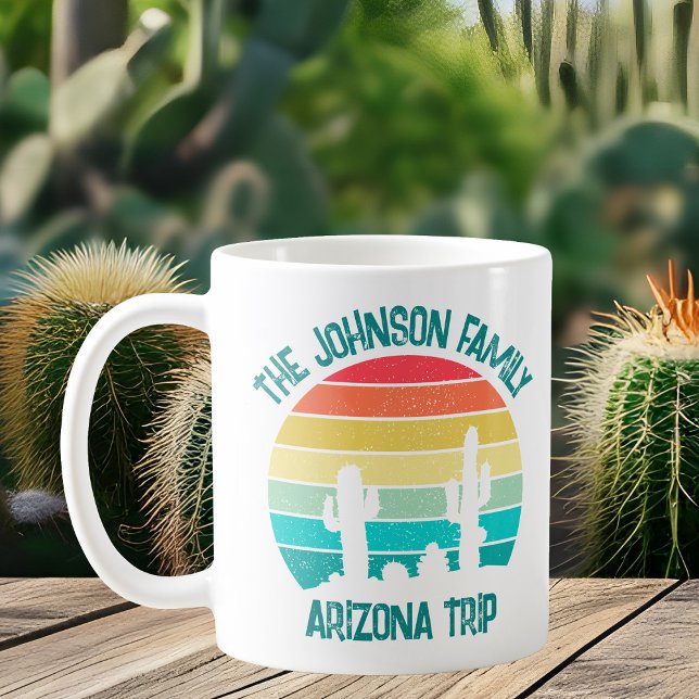 Mug Custom Cactus Sunset Arizona Desert Triage (Créateur téléchargé)