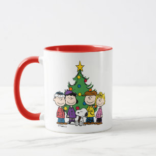 Mug Custom Charlie Brown et amis Anniversaire hivernal