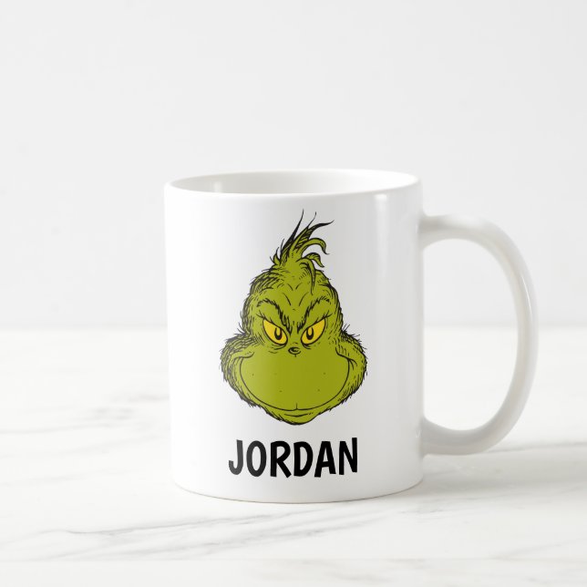 Mug Custom Comment le Grinch a volé Noël Classique Gri (Droite)