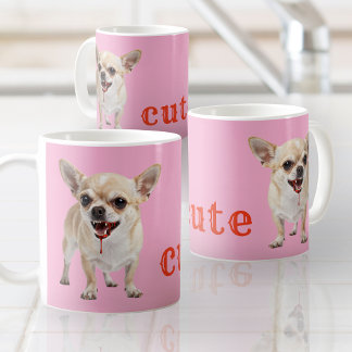 Mug Custom Cute Chihuahua Aggro Nasty Vicious
