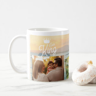 Mug Custom Father's Day Photo Collage | Our King