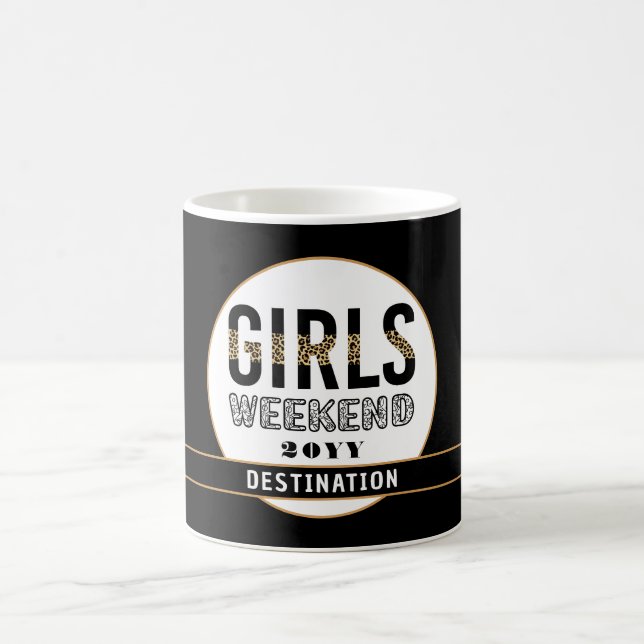 Mug Custom Girls Week-end Girls Trip Vacances (Centre)