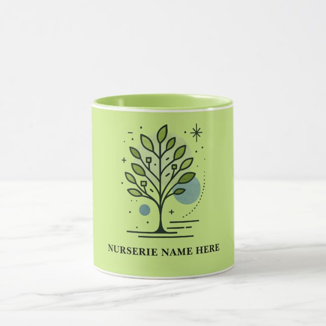 Mug Custom Greenleaf Nursery Branding  (Centre)