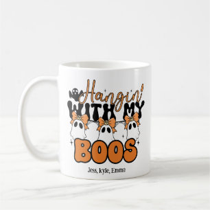 Mug Custom Halloween Maman Hangin' avec mes bottes