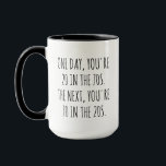 Mug Custom Happy 70th Birthday Cadeau pour hommes Vint<br><div class="desc">UN JOUR, VOUS AVEZ 20 ANS DANS LE Les années 70. LA SUIVANTE, VOUS AVEZ 70 DANS LES ANNÉES 20. - Personnalisé Joyeux 70e anniversaire Cadeau pour hommes Vintage Mug - Cadeaux d'anniversaire, Boug de nom personnalisé, Don en édition limitée, mug Vintage 1944, Cadeau pour lui, Drôle cadeau d'anniversaire, Fête...</div>