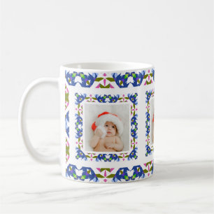 Mug Custom Jolly Noël Motif Photo Tea