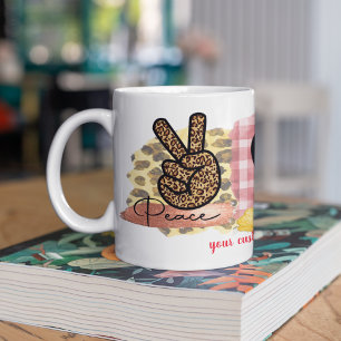 Mug Custom Love Peace Chihuahua Valentine's Day Chien