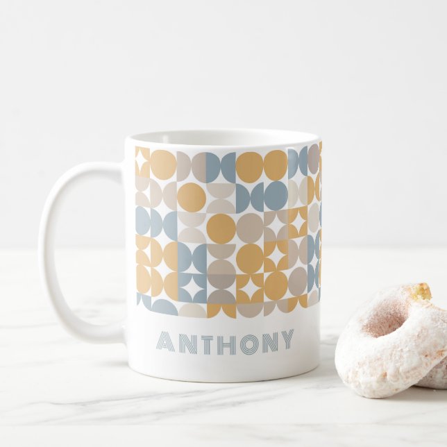 Mug Custom Mustard Taupe (Avec donut)