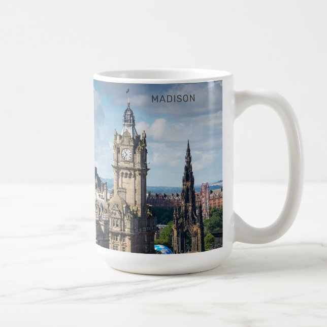 Mug Custom Name Edinburgh Scotland (Droite)