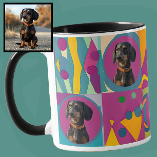 Mug Custom Pet Dachshund ou Your Photo Cute Chien Mama