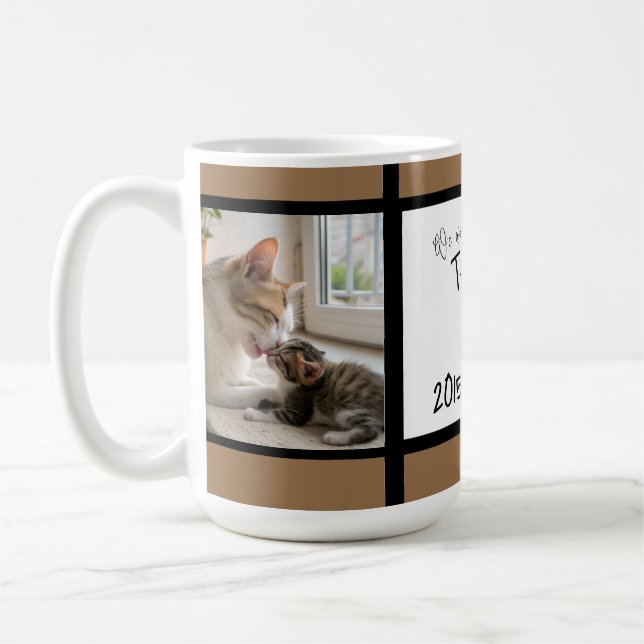 Mug Custom Pet Memorial Photo (Gauche)