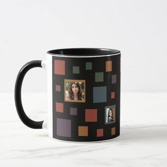 Mug Custom Photo Squares (Gauche)