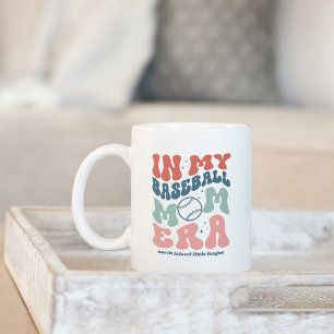 Mug Custom Retro "In My Baseball Mom Era"